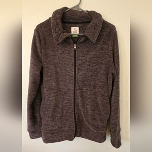 Alpine Design Dark Gray Fleece Jacket Size Medium